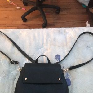 Black backpack Purse